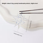 Slow Time  Handcrafted Glass Niche Boutique Conch Shell Necklace