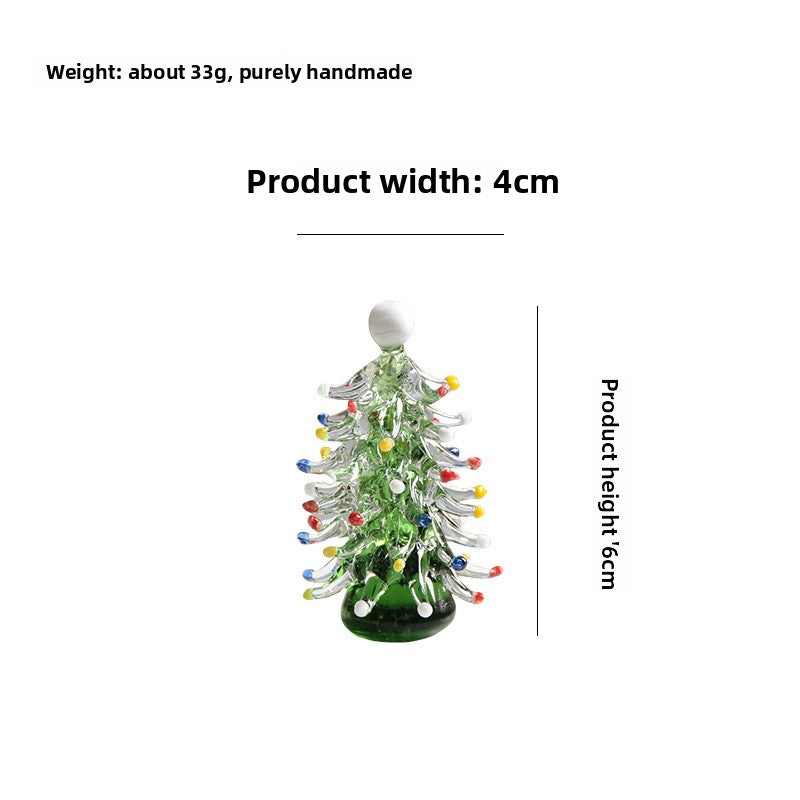 Slow Time Handmade Christmas Tree Desktop Ornament