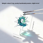 Slow Time  Handcrafted Glass Niche Boutique Conch Shell Necklace