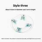 Slow Time Glazed Colored Glass Small Dish