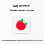 Slow Time Glazed Colored Glass Small Dish