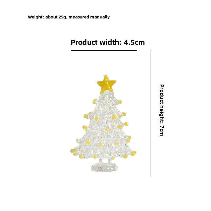 Slow Time Glazed Hand-Brushed Christmas Tree Ornament