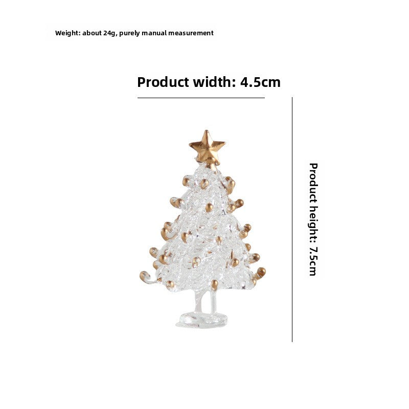 Slow Time Glazed Hand-Brushed Christmas Tree Ornament