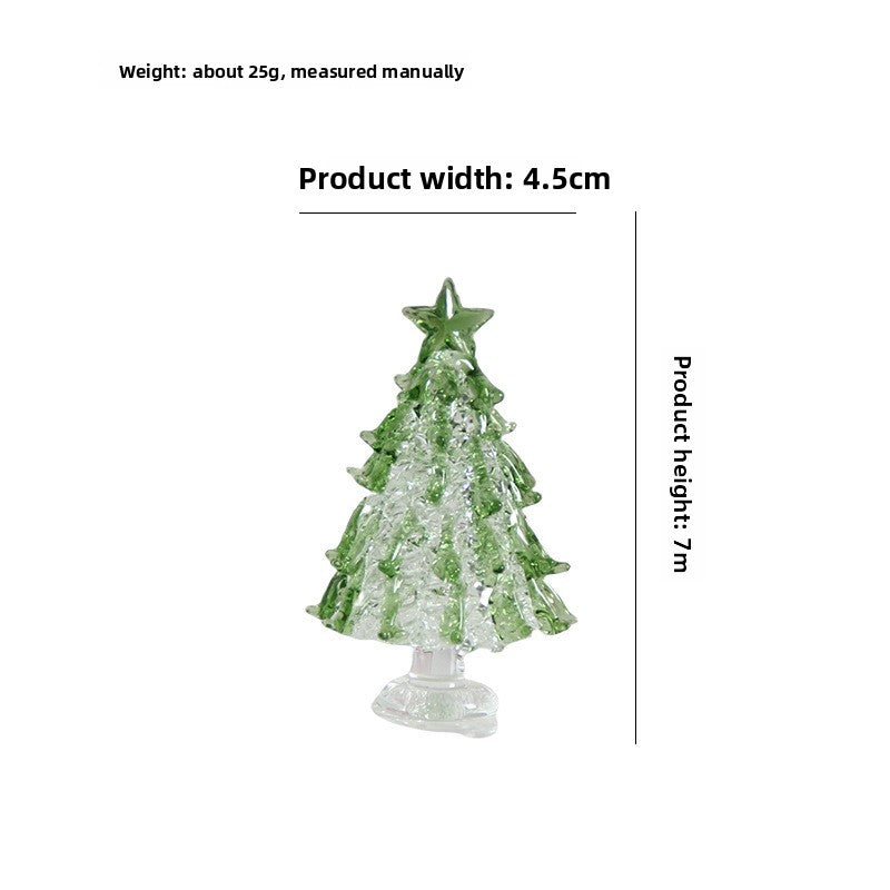 Slow Time Glazed Hand-Brushed Christmas Tree Ornament