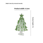 Slow Time Glazed Hand-Brushed Christmas Tree Ornament