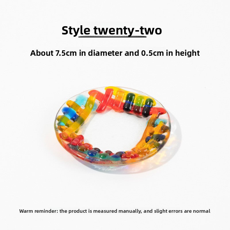 Slow Time Glazed Colored Glass Small Dish