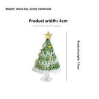 Slow Time Glazed Hand-Brushed Christmas Tree Ornament