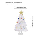 Slow Time Glazed Hand-Brushed Christmas Tree Ornament