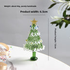 Slow Time Glazed Hand-Brushed Christmas Tree Ornament