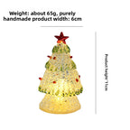 Slow Time Glazed Hand-Brushed Christmas Tree Ornament