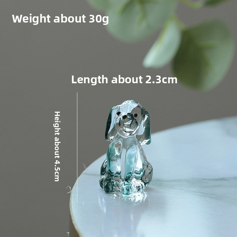 Slow Time Creative Cat Home Glass Art