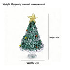 Slow Time Glazed Christmas Tree Painted Craft Ornament