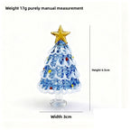 Slow Time Glazed Christmas Tree Painted Craft Ornament