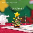 Slow Time Glazed Hand-Brushed Christmas Tree Ornament