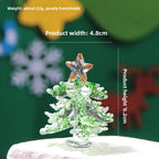 Slow Time Glazed Hand-Brushed Christmas Tree Ornament