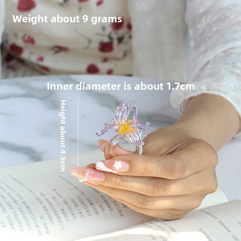 Slow Time Original Design Iris Ring