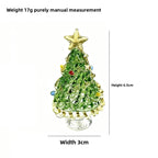 Slow Time Glazed Christmas Tree Painted Craft Ornament