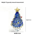 Slow Time Glazed Christmas Tree Painted Craft Ornament