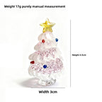 Slow Time Glazed Christmas Tree Painted Craft Ornament