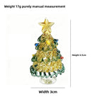 Slow Time Glazed Christmas Tree Painted Craft Ornament