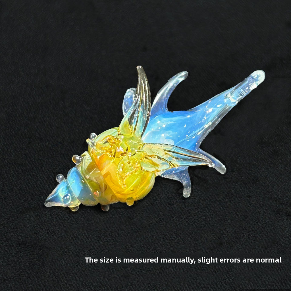 Slow Time Handcrafted Imported Glazed Conch Shell Imitation Pendant