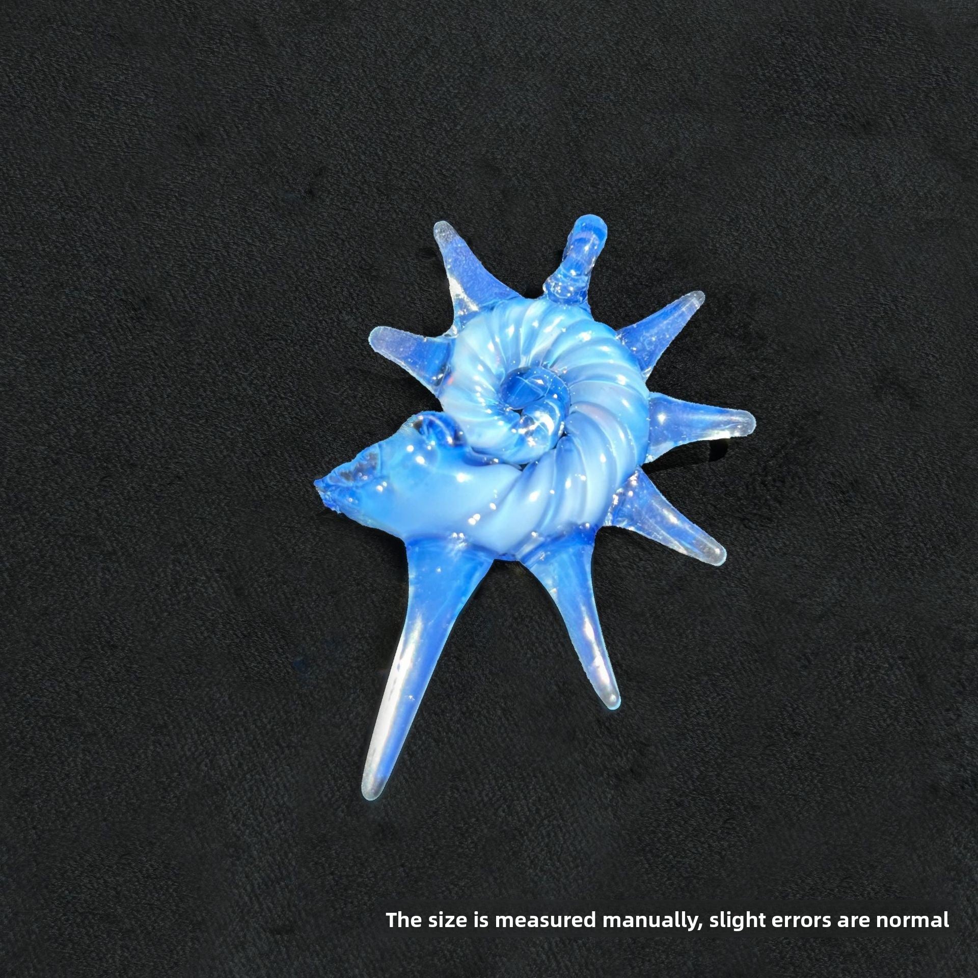 Slow Time Handcrafted Imported Glazed Conch Shell Imitation Pendant