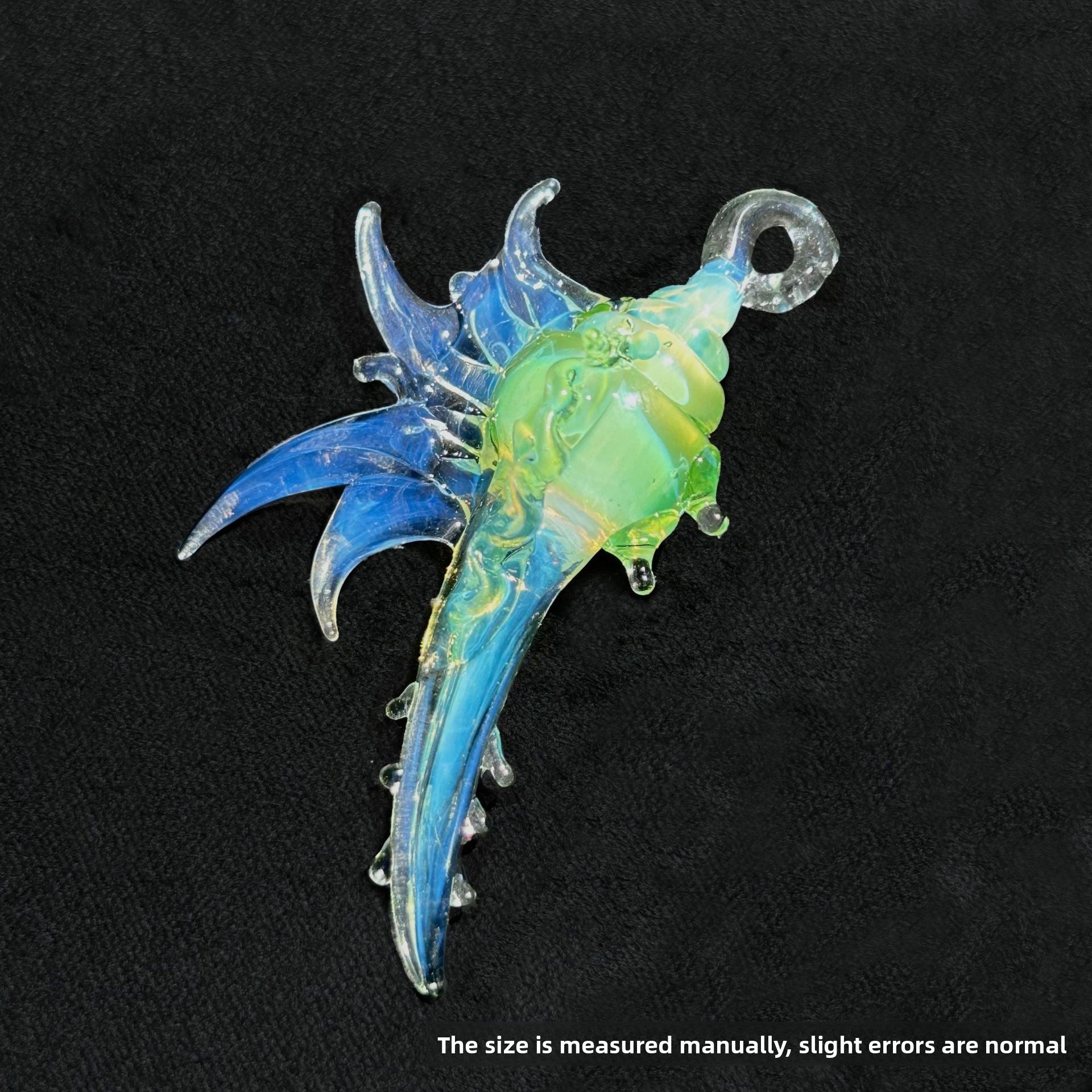 Slow Time Handcrafted Imported Glazed Conch Shell Imitation Pendant