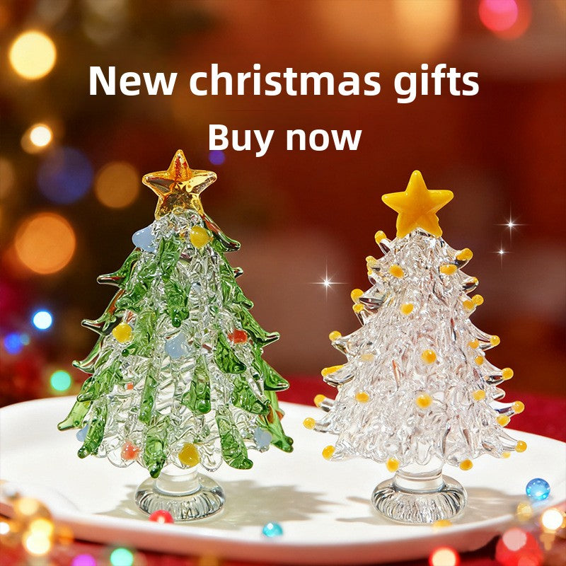 Slow Time Glazed Hand-Brushed Christmas Tree Ornament